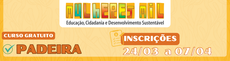 Mulheres Mil Inscrições - até 07/04